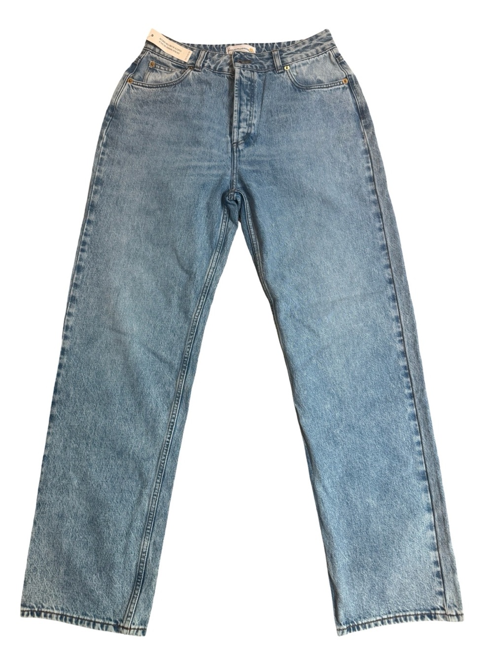 Heavy Manners Women's Straight-Leg Light Blue Jeans